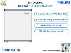 Két Sắt PHILIPS SBX301 - 36Kg - 5PC - Có tích hợp sạc điện thoại